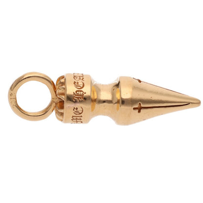Chrome Hearts 22K CH Spike Pendant Yellow Gold