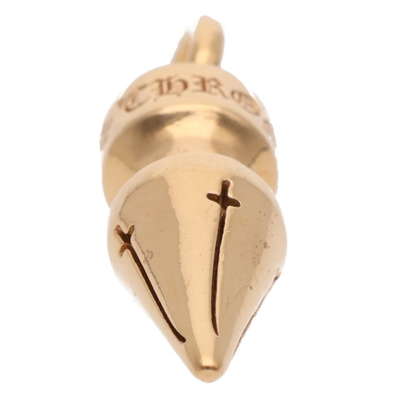 Chrome Hearts 22K CH Spike Pendant Yellow Gold