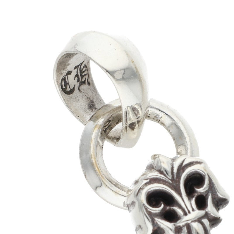 Chrome Hearts FILIG CROSS-XSM W BALE Silver Necklace