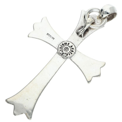 Chrome Hearts Large CH Cross W Bale Sterling Necklace