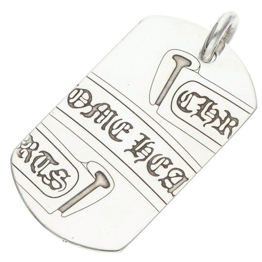 Chrome Hearts Tokyo LTD Large Dog Tag Pendant Silver