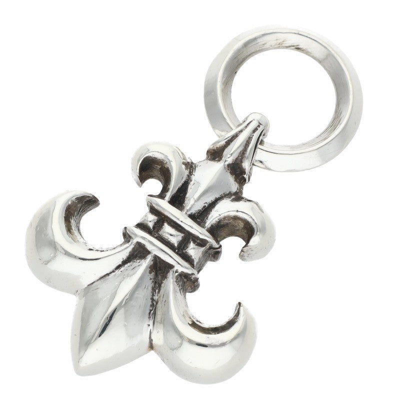 Chrome Hearts BS Fleur Silver Pendant Necklace