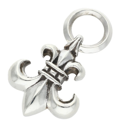 Chrome Hearts BS Fleur Silver Pendant Necklace