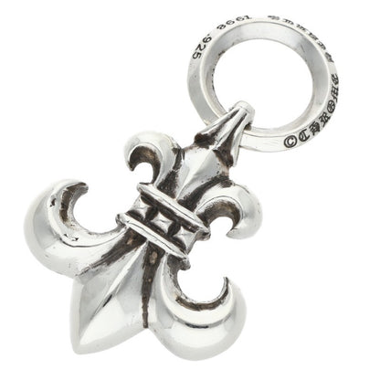 Chrome Hearts BS Fleur Silver Pendant Necklace