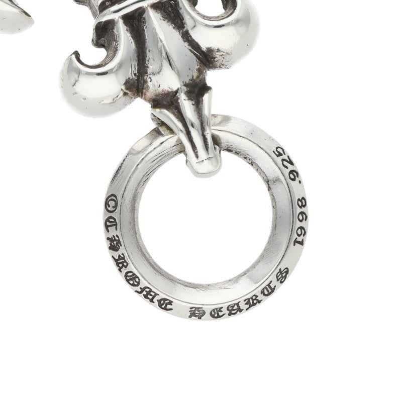 Chrome Hearts BS Fleur Silver Pendant Necklace