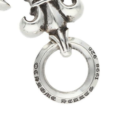 Chrome Hearts BS Fleur Silver Pendant Necklace
