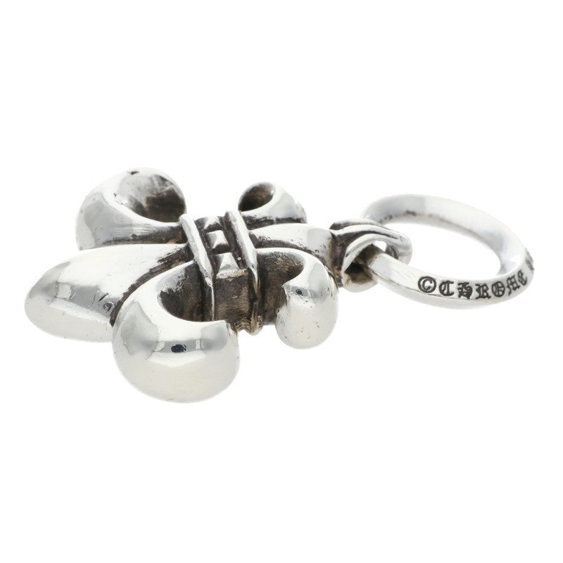 Chrome Hearts BS Fleur Silver Pendant Necklace
