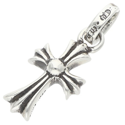 Chrome Hearts Baby Fat Cross PAVE Dia Silver Pendant Multi
