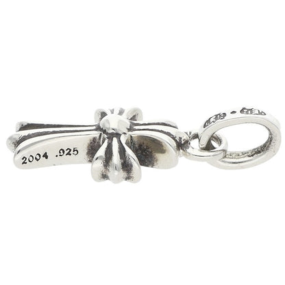 Chrome Hearts Baby Fat Cross PAVE Dia Silver Pendant Multi