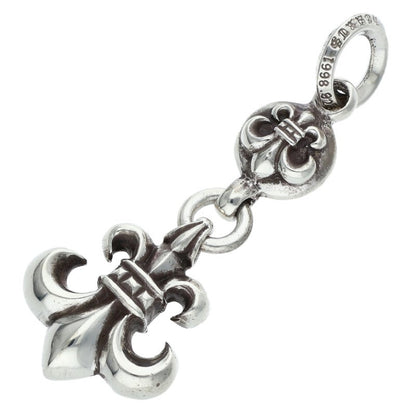Chrome Hearts 1BALL BS FLEUR Silver Necklace Charm