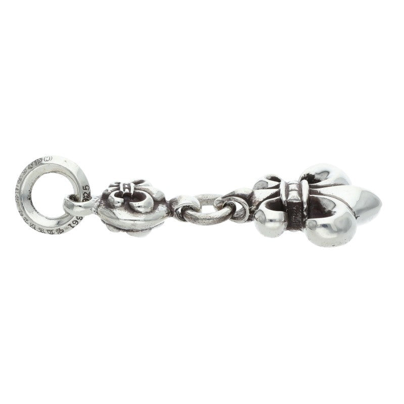 Chrome Hearts 1BALL BS FLEUR Silver Necklace Charm