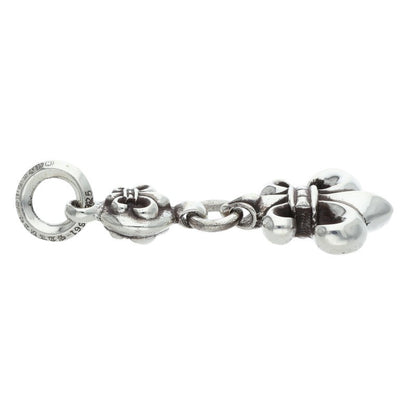 Chrome Hearts 1BALL BS FLEUR Silver Necklace Charm