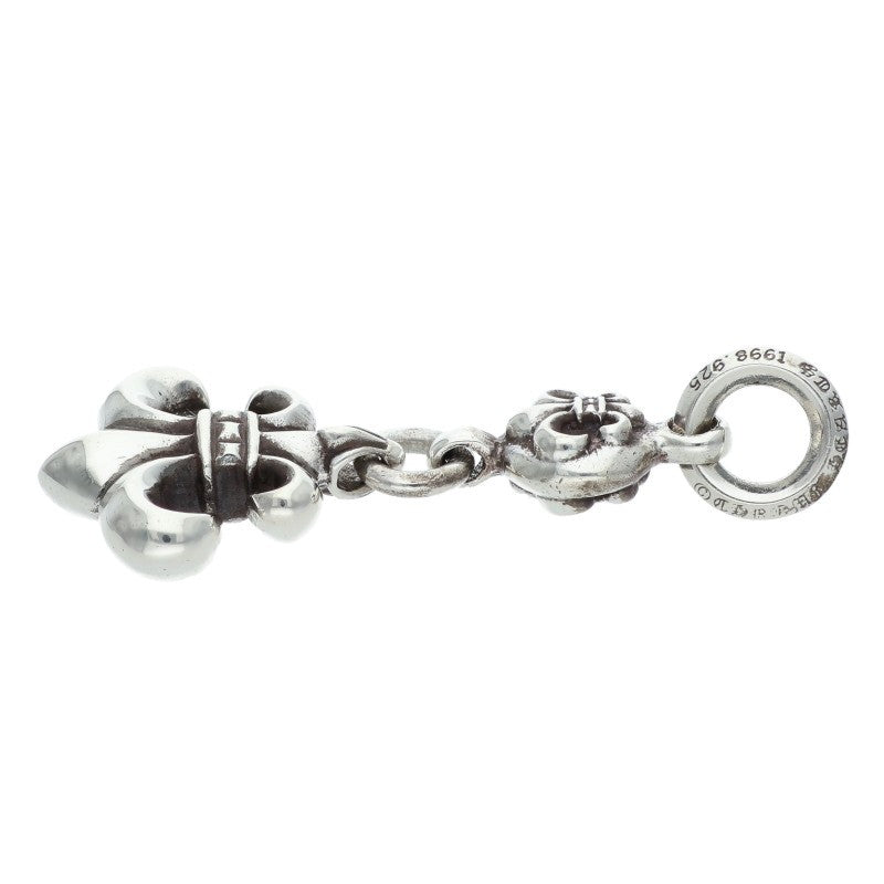 Chrome Hearts 1BALL BS FLEUR Silver Necklace Charm