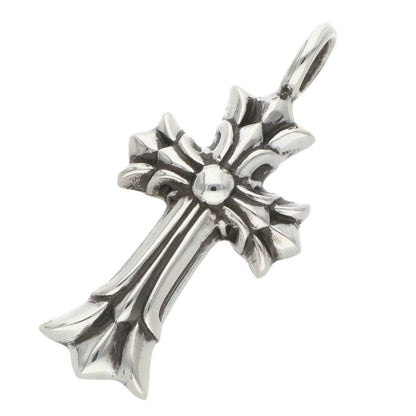 Chrome Hearts DBL CH CRS Double Cross Silver Charm