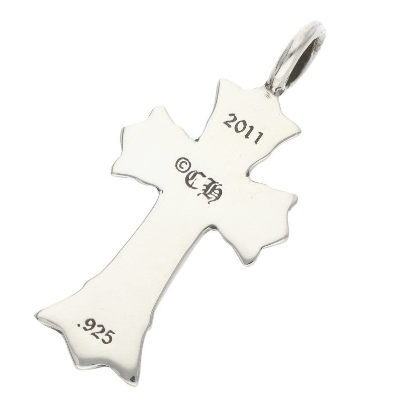 Chrome Hearts DBL CH CRS Double Cross Silver Charm