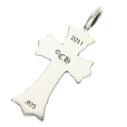 Chrome Hearts DBL CH CRS Double Cross Silver Charm