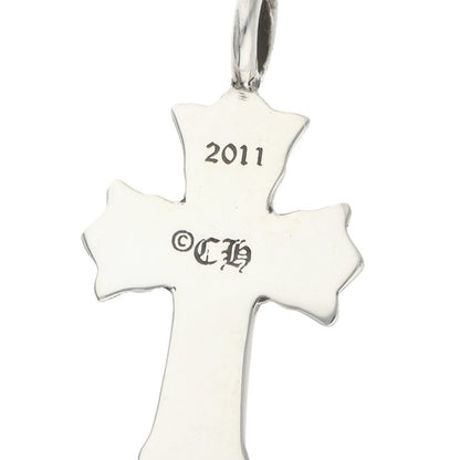 Chrome Hearts DBL CH CRS Double Cross Silver Charm