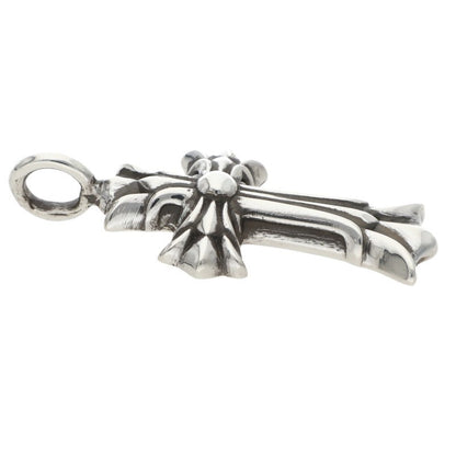 Chrome Hearts DBL CH CRS Double Cross Silver Charm