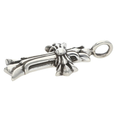 Chrome Hearts DBL CH CRS Double Cross Silver Charm