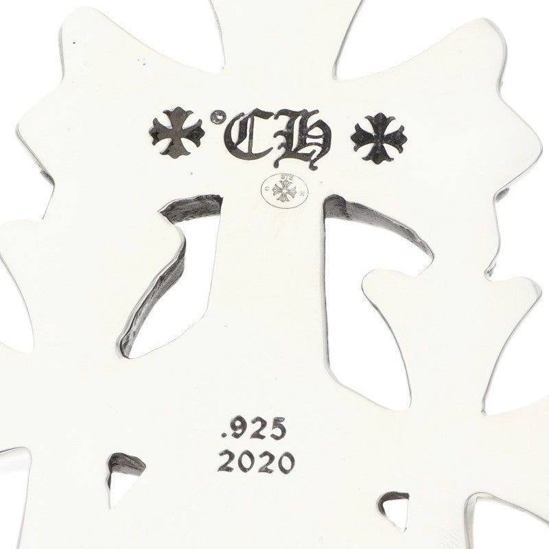Chrome Hearts 3 CH CRS SML Triple Cross Silver Pendant