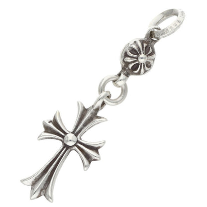 Chrome Hearts 1 Ball Tiny CH Cross Charm Necklace