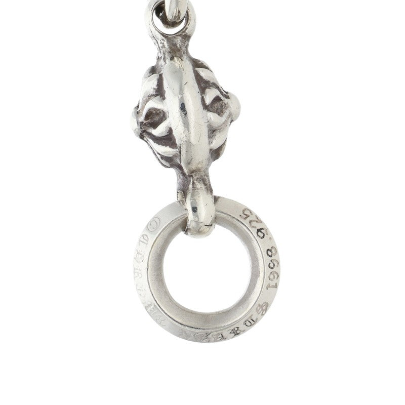 Chrome Hearts 1 Ball Tiny CH Cross Charm Necklace