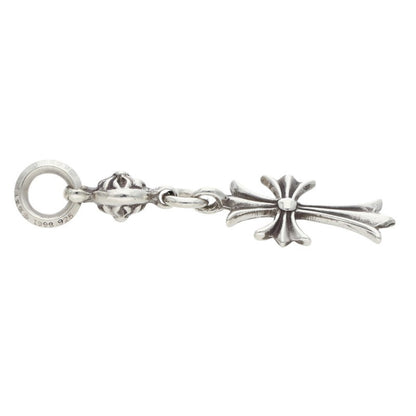 Chrome Hearts 1 Ball Tiny CH Cross Charm Necklace