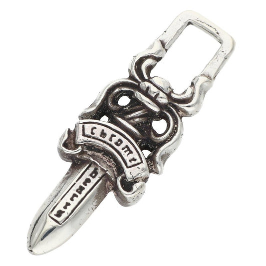 Chrome Hearts #5 Dagger Silver Charm