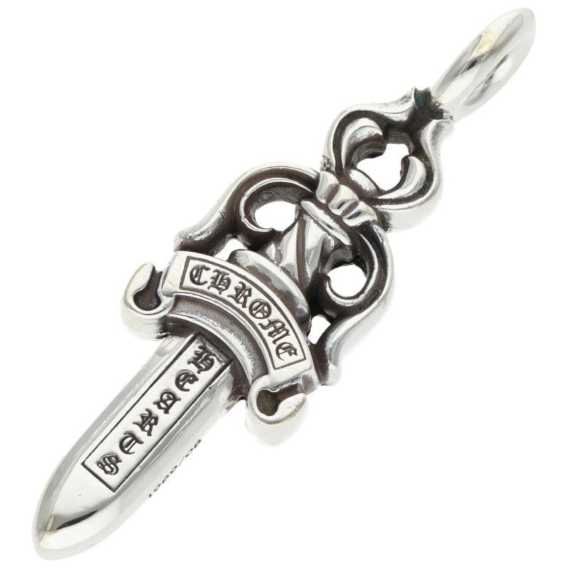 Chrome Hearts Double Dagger Silver Pendant