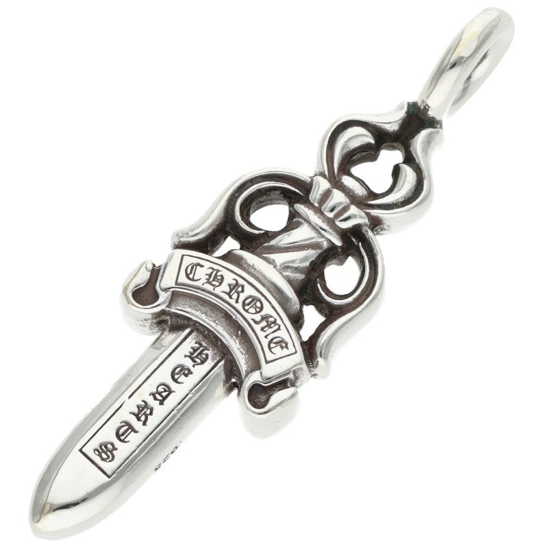 Chrome Hearts Double Dagger Silver Pendant