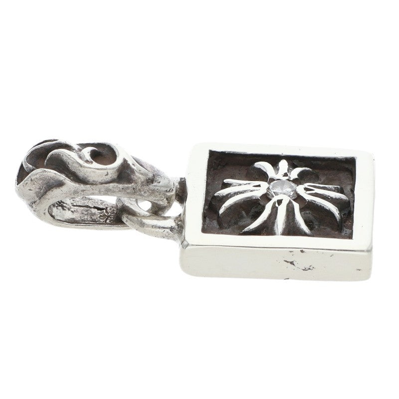 Chrome Hearts Framed CH Plus 1-Diamond Charm