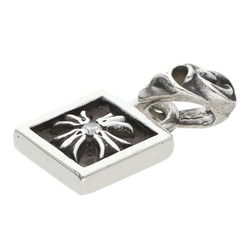 Chrome Hearts Framed CH Plus 1-Diamond Charm