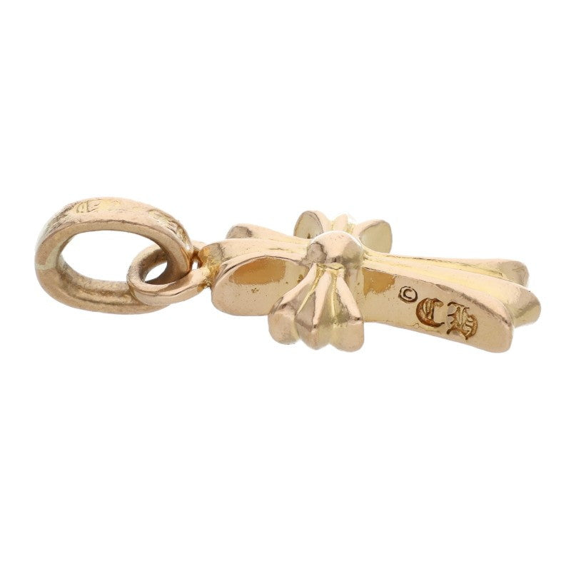 Chrome Hearts 22K Baby Fat Pave Diamond Gold Charm Multi