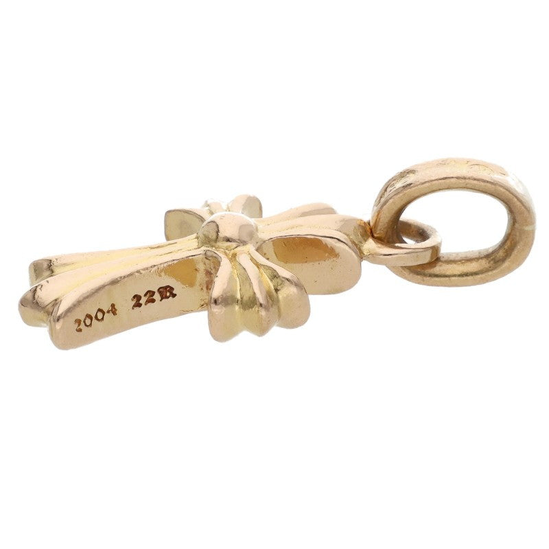 Chrome Hearts 22K Baby Fat Pave Diamond Gold Charm Multi