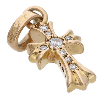 Chrome Hearts 22K Baby Fat Pave Diamond Gold Charm Multi