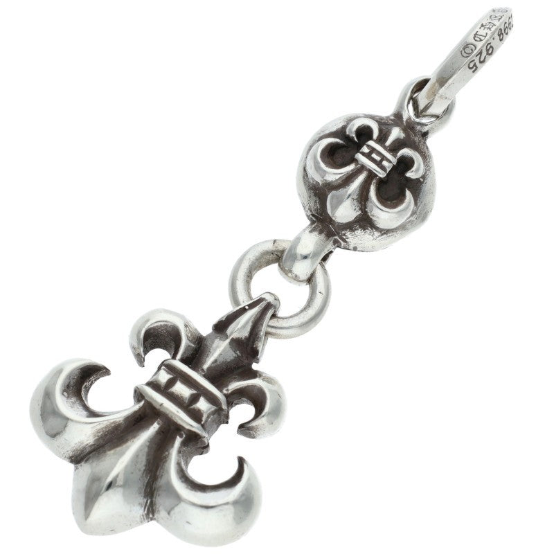 Chrome Hearts 1BALL BS FLEUR Charm Sterling Silver
