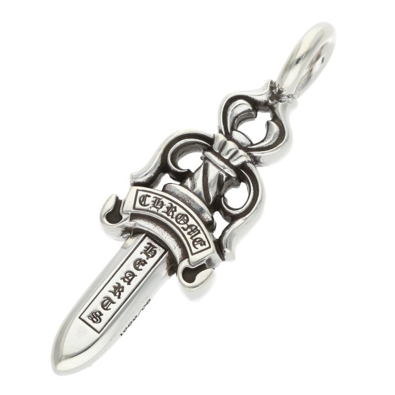 Chrome Hearts Double Dagger Silver Charm