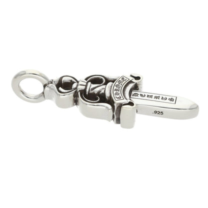 Chrome Hearts Double Dagger Silver Charm