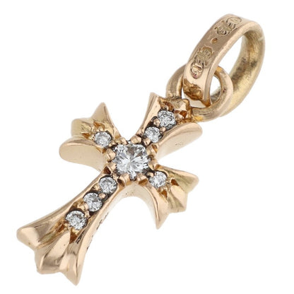 Chrome Hearts 22K Baby Fat Pave Diamond Gold Charm