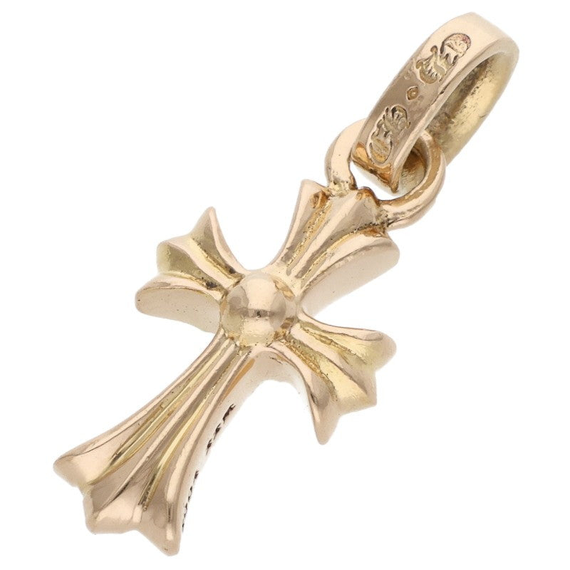 Chrome Hearts 22K Baby Fat Pave Diamond Gold Charm