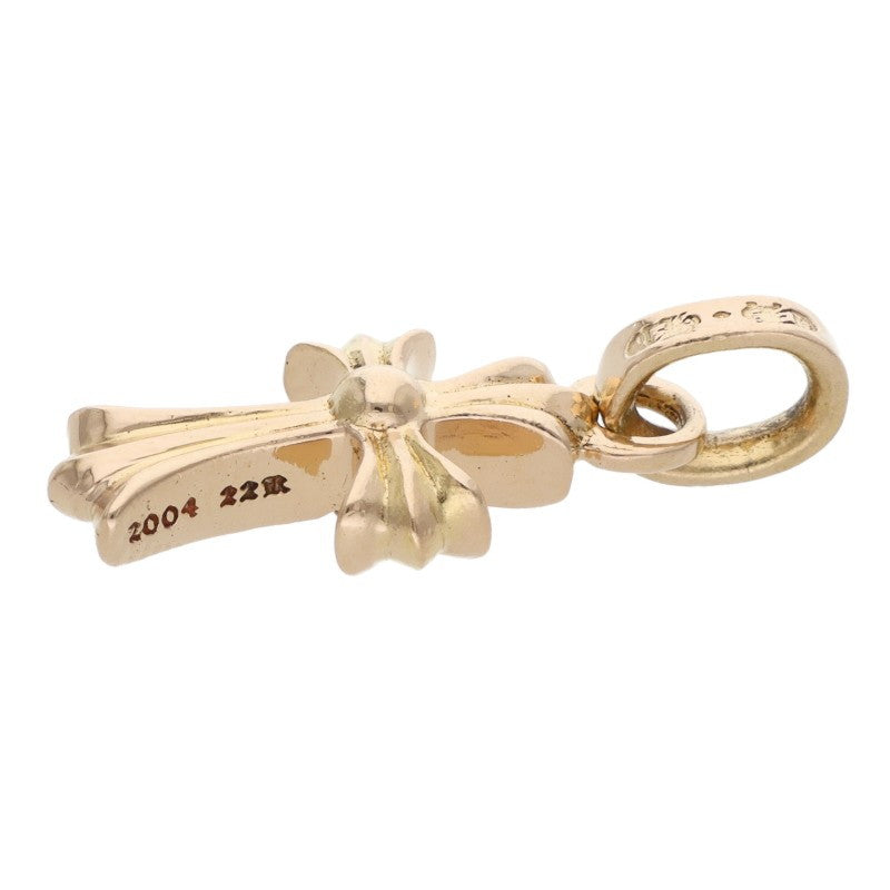 Chrome Hearts 22K Baby Fat Pave Diamond Gold Charm