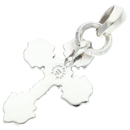 Chrome Hearts FILIG CROSS-XSM W BALE Silver Necklace