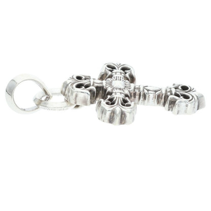 Chrome Hearts FILIG CROSS-XSM W BALE Silver Necklace