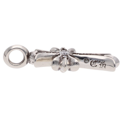 Chrome Hearts Tiny Fat Cross Pave Diamond Pendant Multi