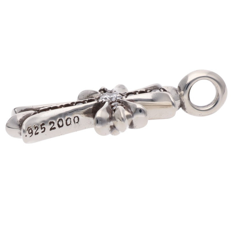 Chrome Hearts Tiny Fat Cross Pave Diamond Pendant Multi