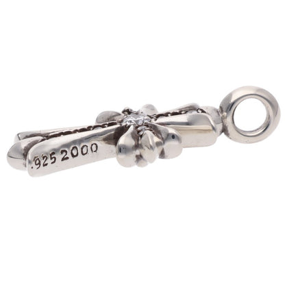 Chrome Hearts Tiny Fat Cross Pave Diamond Pendant Multi