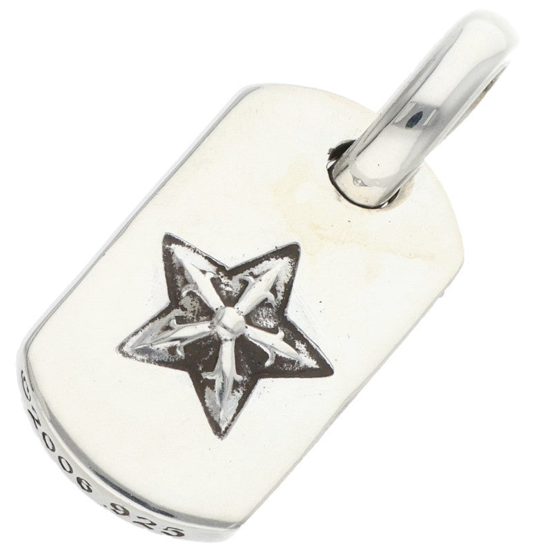 Chrome Hearts D T TNY STAR Tiny Dog Tag Star Necklace Silver