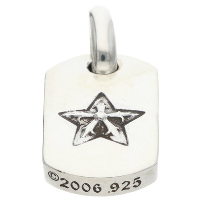 Chrome Hearts D T TNY STAR Tiny Dog Tag Star Necklace Silver