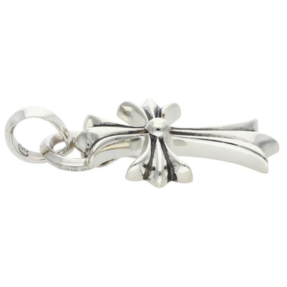 Chrome Hearts Small CH Cross W Bale Silver Necklace
