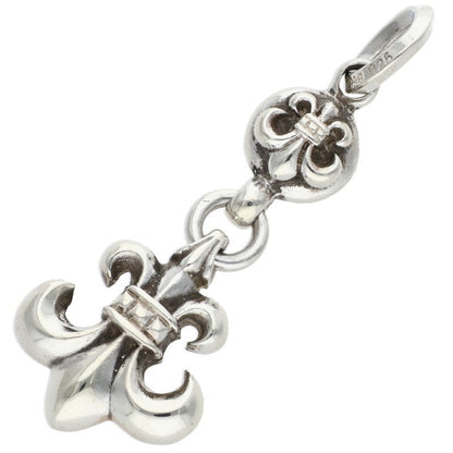 Chrome Hearts 1BALL BS FLEUR Silver Necklace